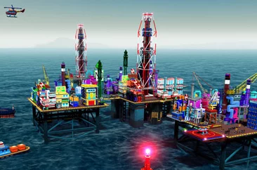 海上钻井平台运营模拟游戏《Oil Rig Simulator》Steam页面公布，新增多人合作模式