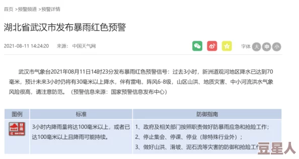 黄色一级今最新进展消息显示气象部门已发布预警提醒公众注意防范强降雨和可能引发的次生灾害风险